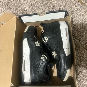 Jordans 4 retro (2015) black white Oreo